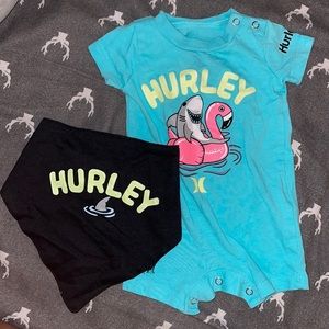 Hurleys Onesie & bib set
